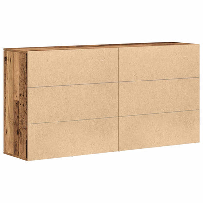 Credenza 2 pcs Legno vecchio 79 x 38 x 80 cm Legno multistrato