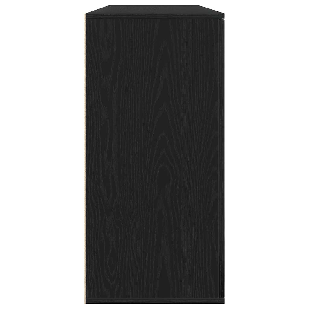 Sideboards 2 pcs Rovere nero 79 x 38 x 80 cm Legno multistrato - homemem39