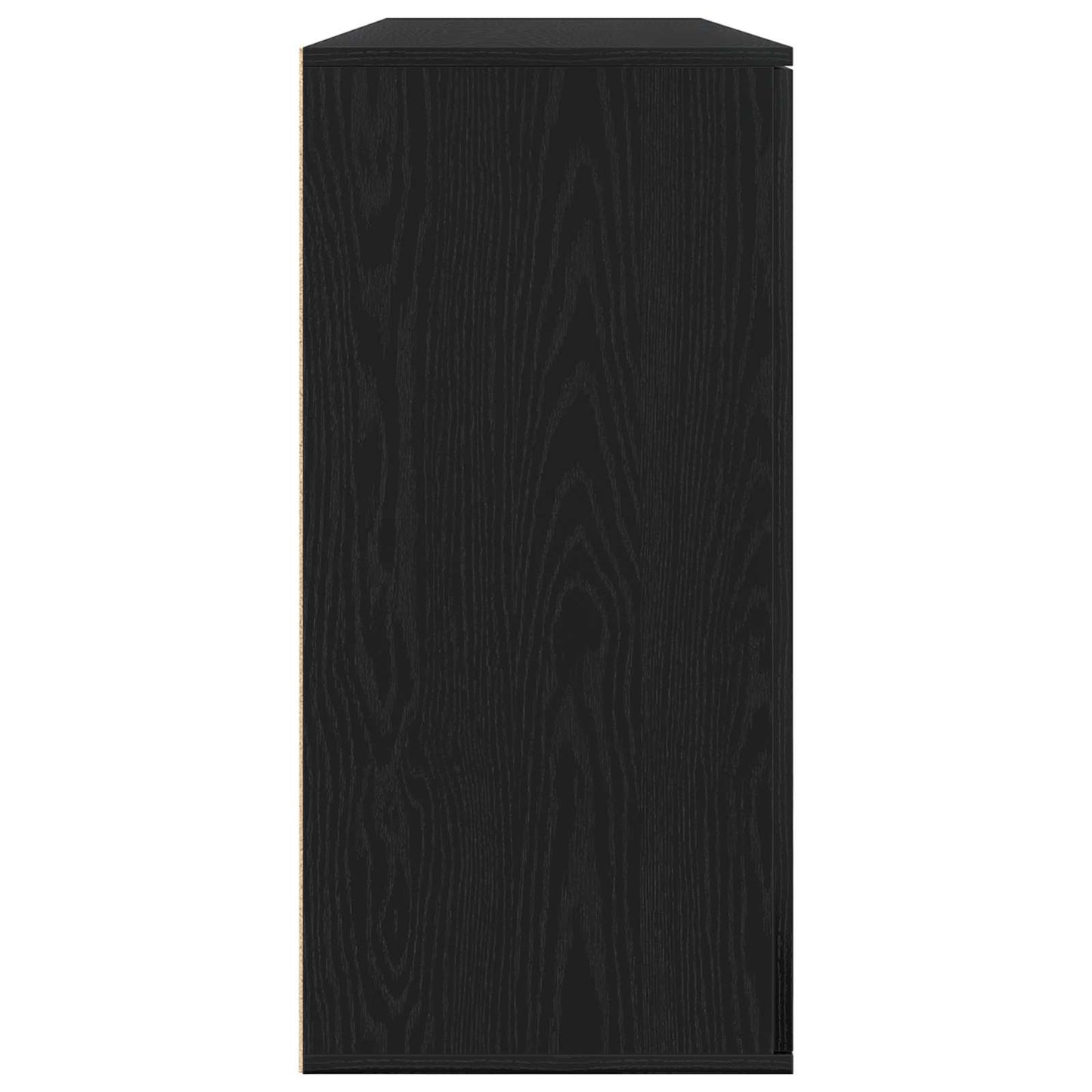 Credenza 2 pcs Rovere Nero 79 x 38 x 80 cm Legno multistrato