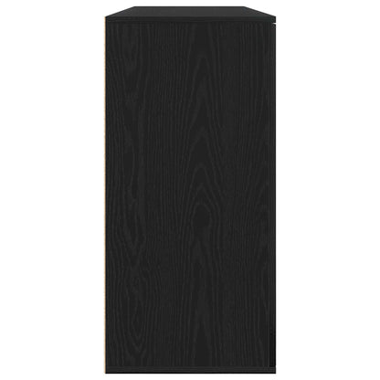 Credenza 2 pcs Rovere Nero 79 x 38 x 80 cm Legno multistrato