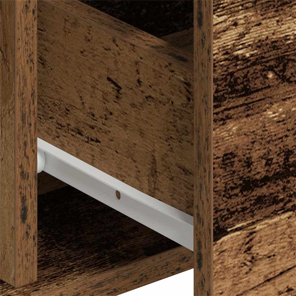 Sideboards con cassetto 2 pcs Legno vecchio 60 x 31 x 84 cm - homemem39
