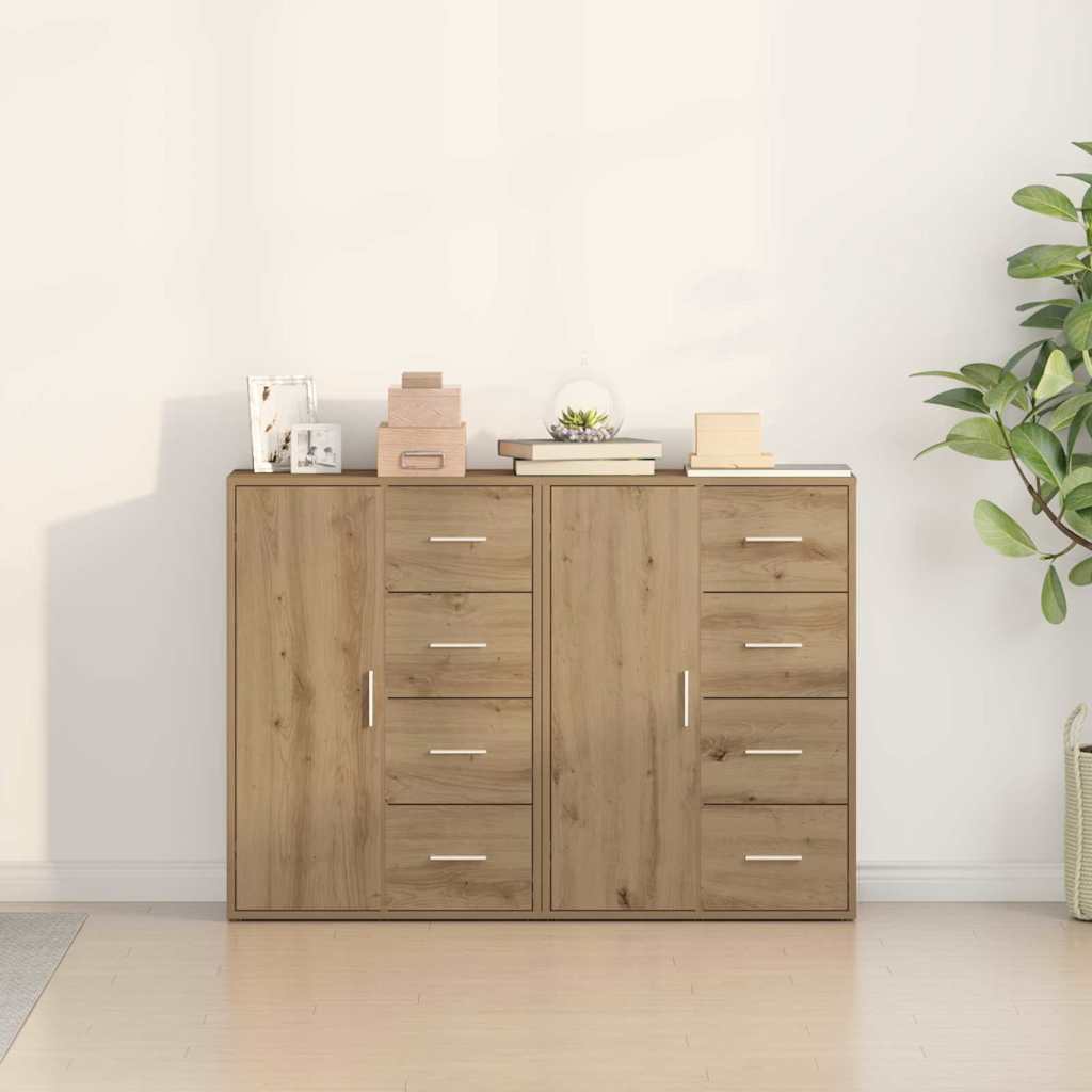 Sideboards 2 pcs rovere artigianale 60 x 31 x 84 cm - homemem39