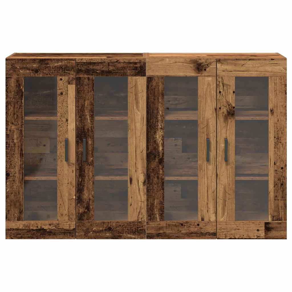 Armadi da Muro 2 pcs Legno vecchio 69,5 x 34 x 90 cm - homemem39