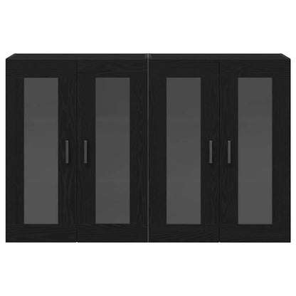 Armadi da Muro 2 pcs Rovere nero 69,5 x 34 x 90 cm - homemem39