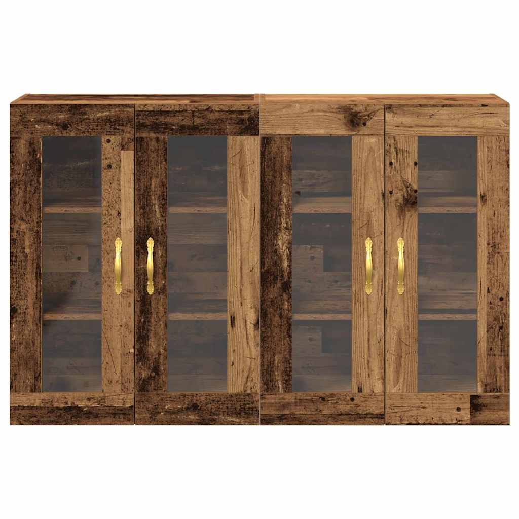 Armadi da Muro 2 pcs Legno vecchio 69,5 x 34 x 90 cm - homemem39