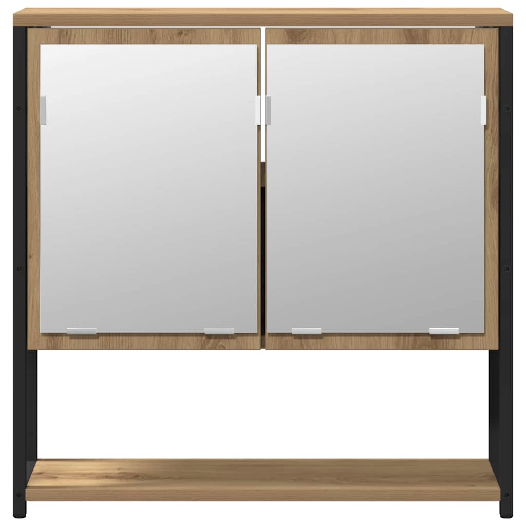 Set di mobili per il bagno 2 pz Marrone 60 x 30 x 60 cm | homemem39