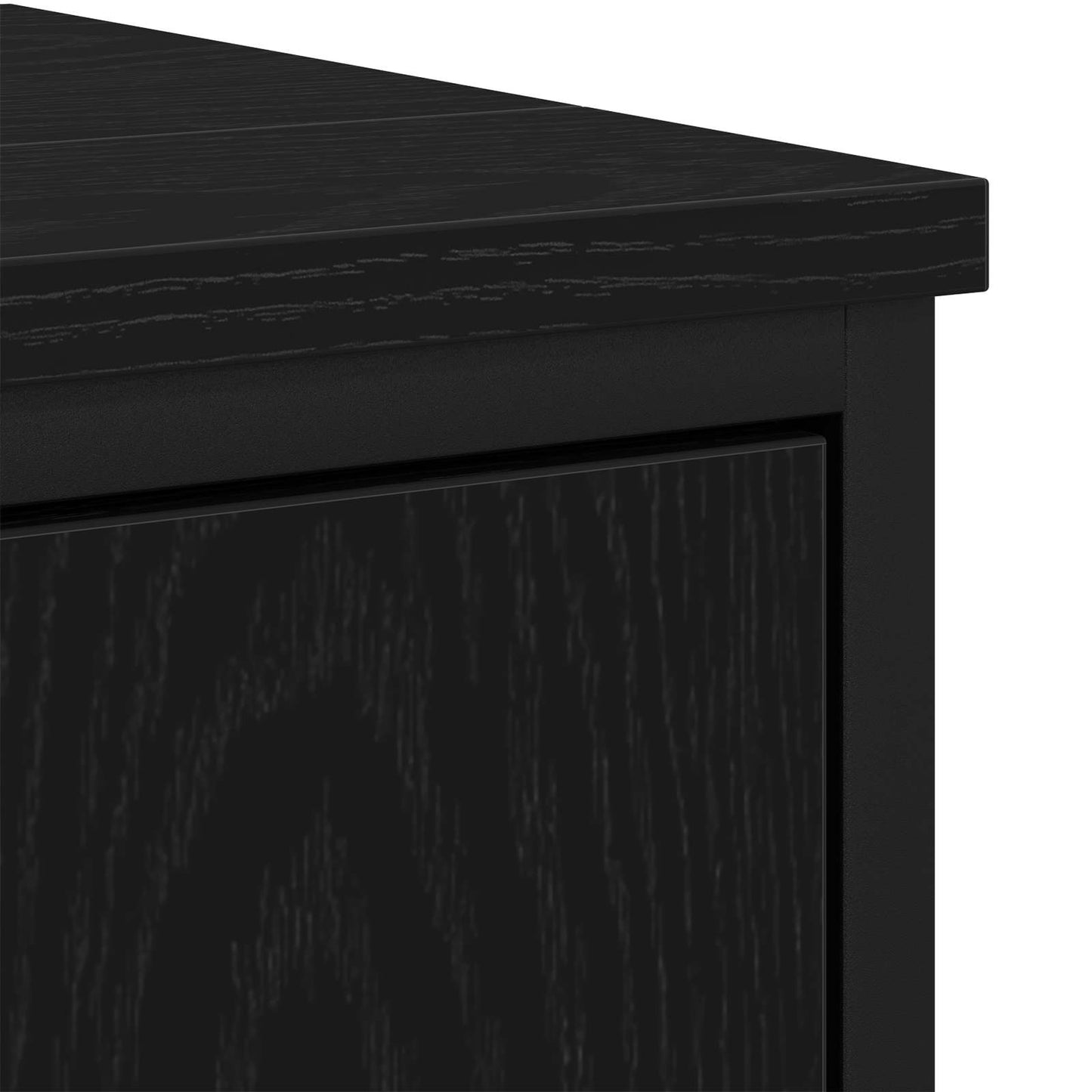 Set di mobili per il bagno 2 pcs Nero Legno multistrato | homemem39