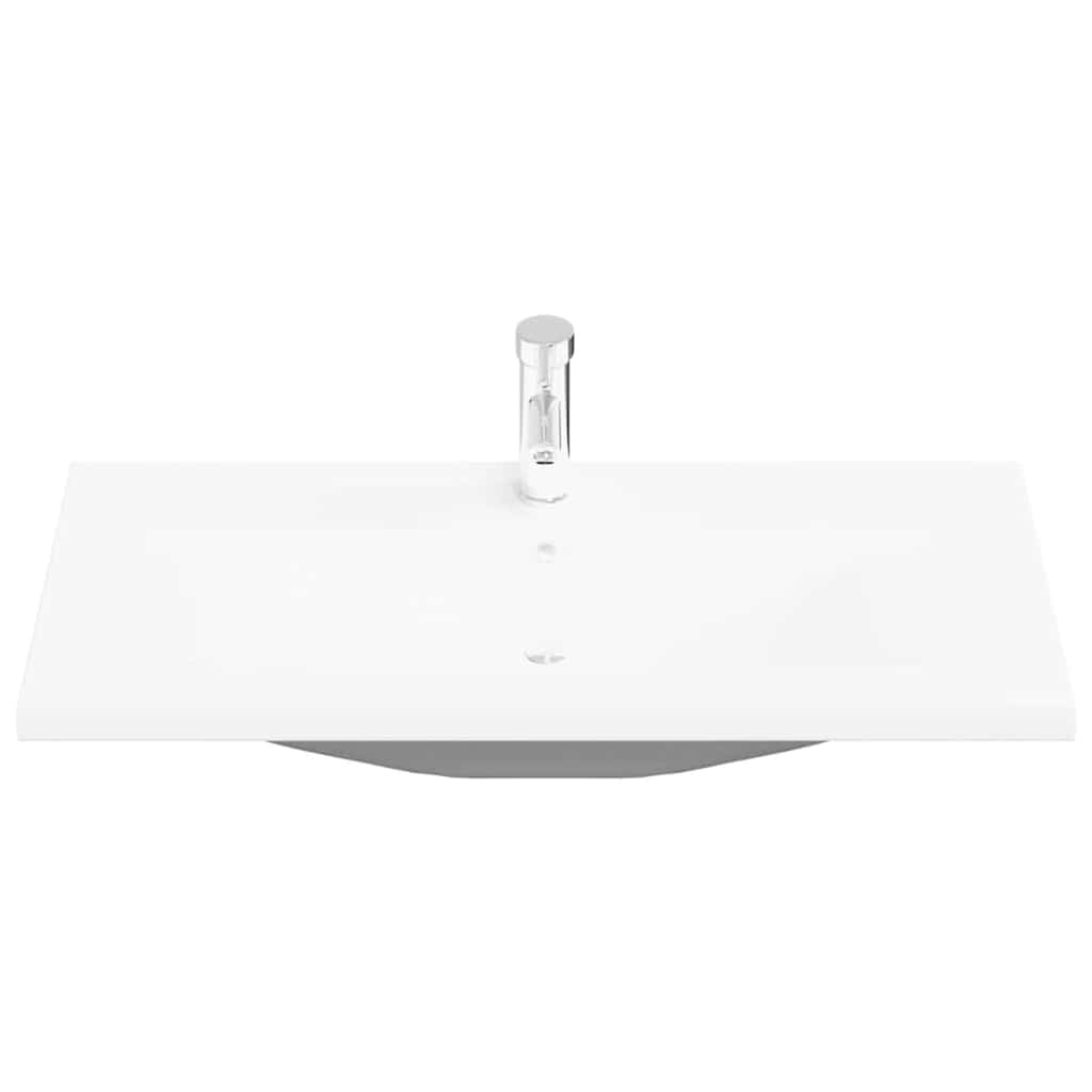 Set di mobili per il bagno 3 pcs Rovere Nero Legno multistrato | homemem39
