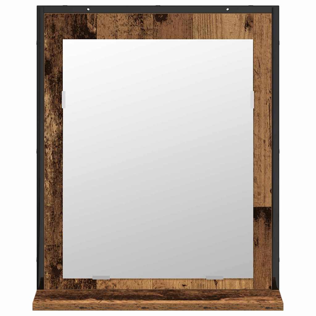 Set di mobili per il bagno 2 pcs Marrone Legno multistrato | homemem39