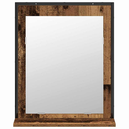 Set di mobili per il bagno 2 pcs Marrone Legno multistrato | homemem39