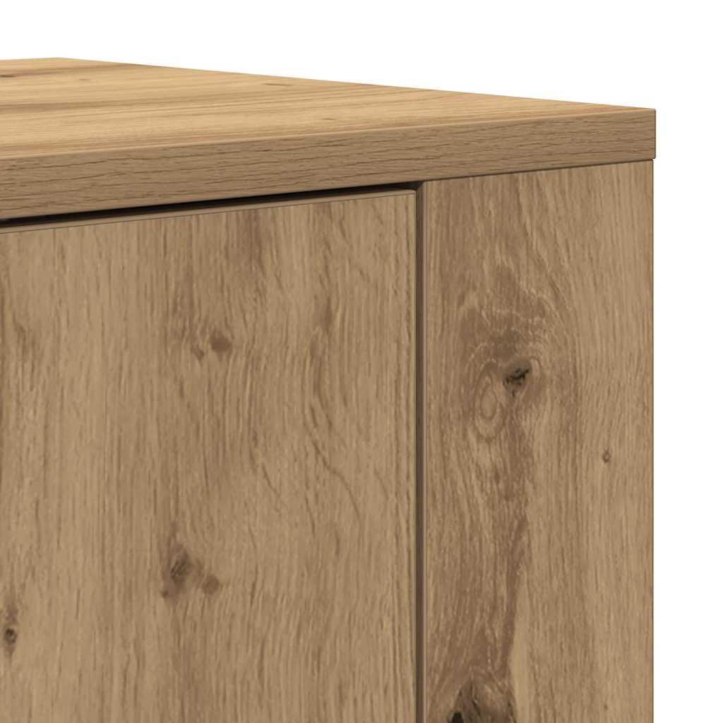 Credenza Rovere artigianale 80 x 33 x 150 cm Legno multistrato | homemem39