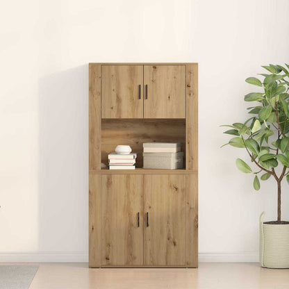 Credenza Rovere artigianale 80 x 33 x 150 cm Legno multistrato | homemem39