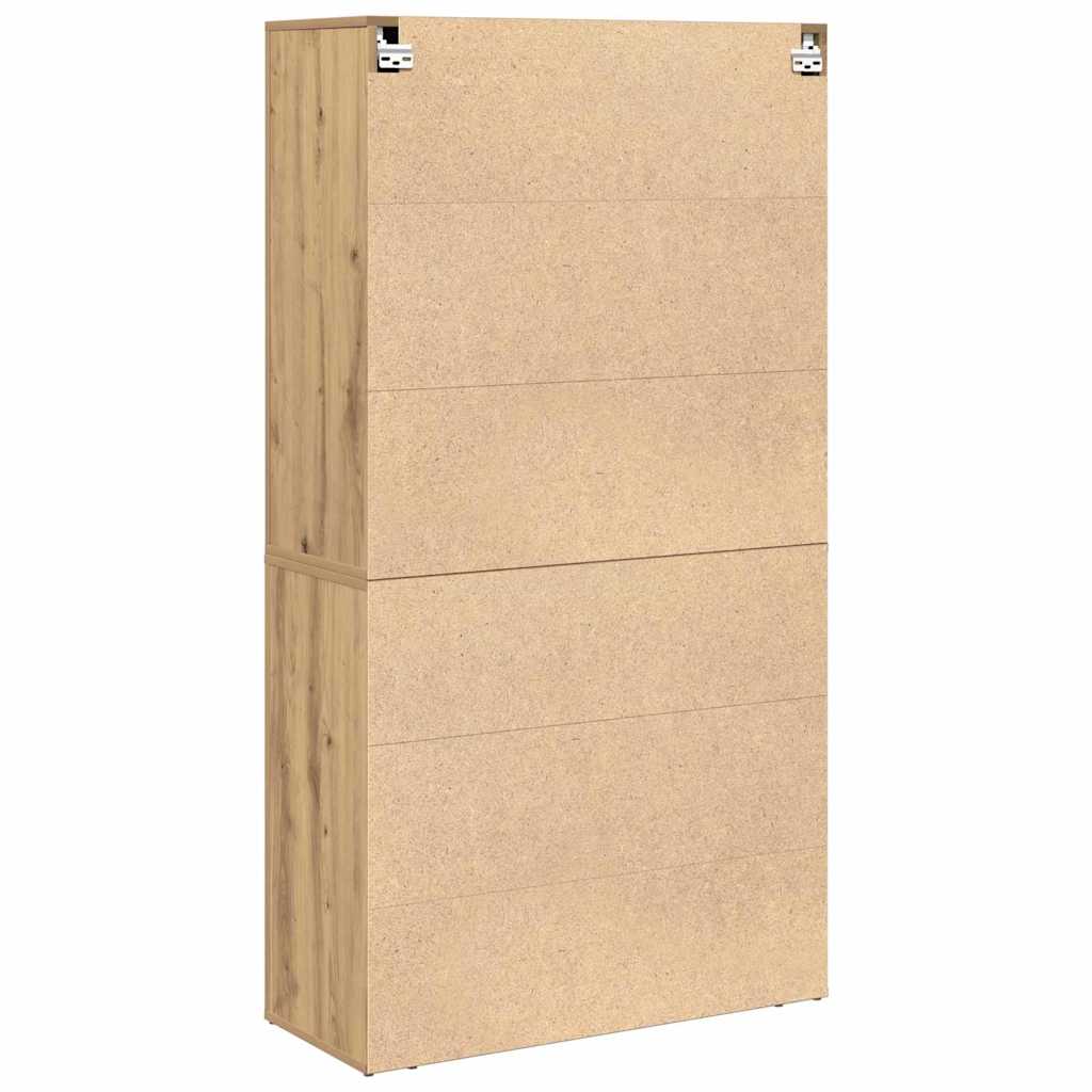 Credenza Rovere artigianale 80 x 33 x 150 cm Legno multistrato | homemem39