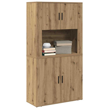 Credenza Rovere artigianale 80 x 33 x 150 cm Legno multistrato | homemem39