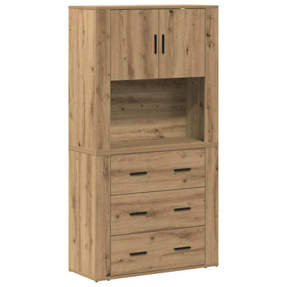 Credenza Rovere artigianale 80 x 33 x 150 cm Legno multistrato