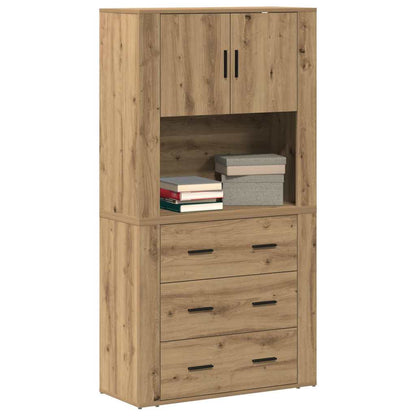 Credenza Rovere artigianale 80 x 33 x 150 cm Legno multistrato