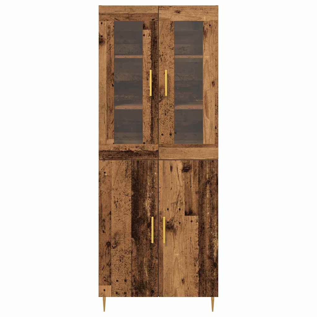 Credenza 2 pcs Legno vecchio 69,5 x 34 x 180 cm - homemem39