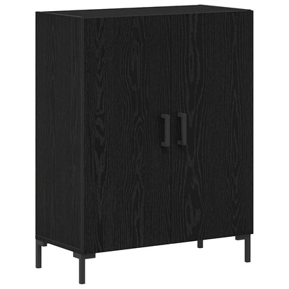 Credenza 2 pcs Rovere nero 69,5 x 34 x 180 cm Legno multistrato - homemem39
