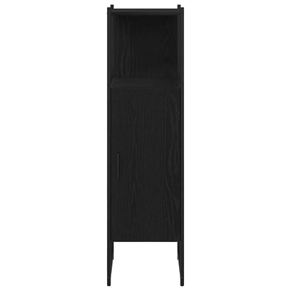 Set di mobili per il bagno 3 pcs Nero Legno multistrato | homemem39