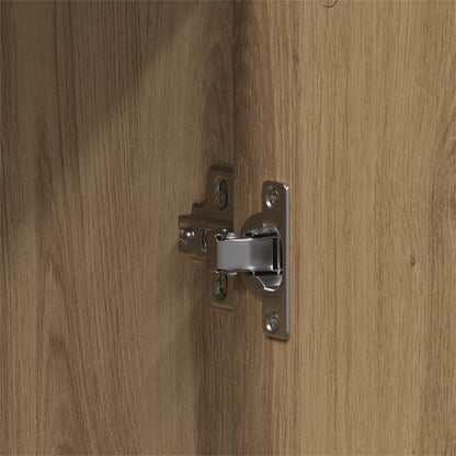 Set di mobili per il bagno 3 pz Marrone 33 x 33 x 185,5 cm | homemem39