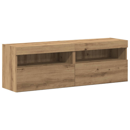 Set mobile TV 6 pcs rovere artigianale Legno multistrato