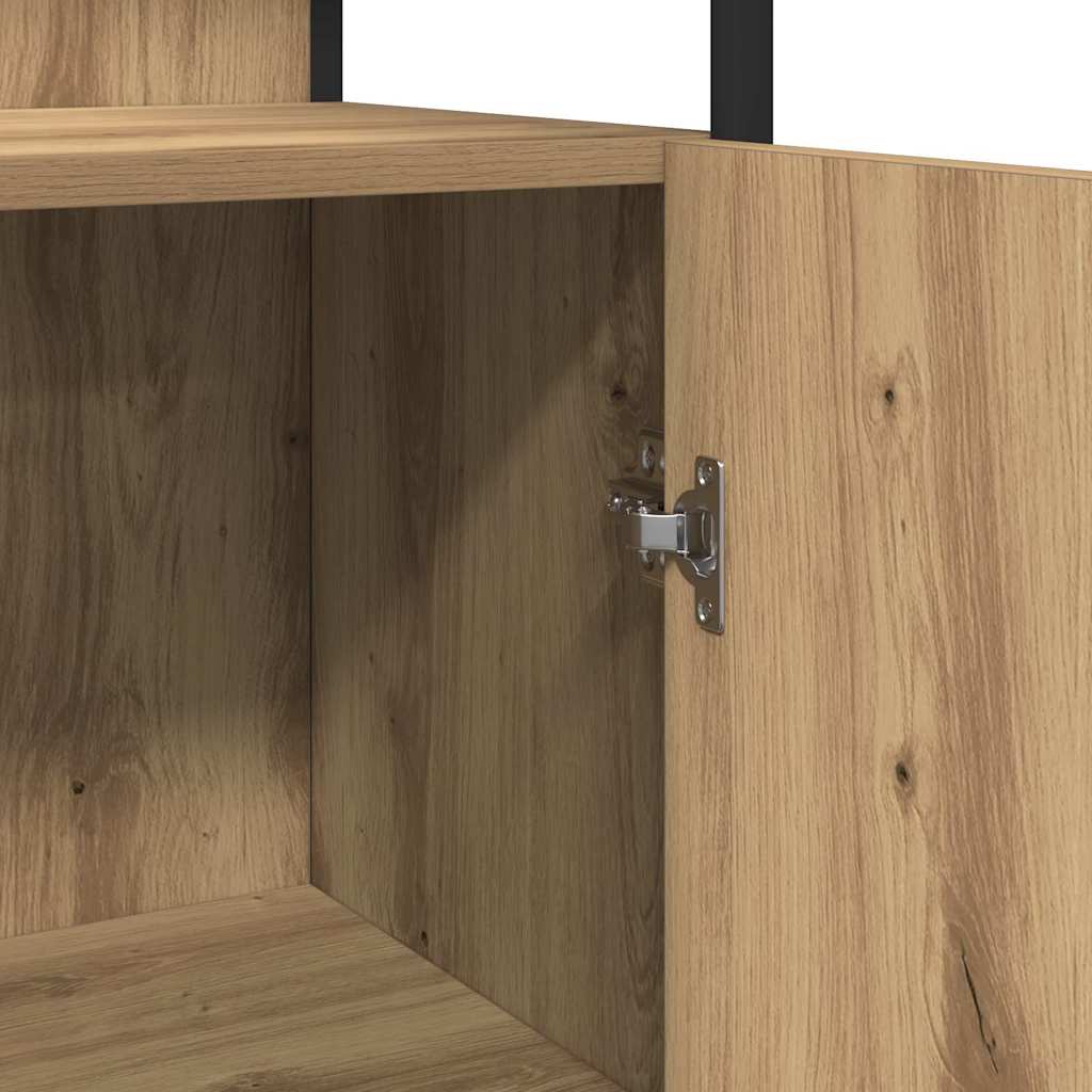 Unità da Bagno con lo scaffale 3 pcs Marrone Legno multistrato | homemem39