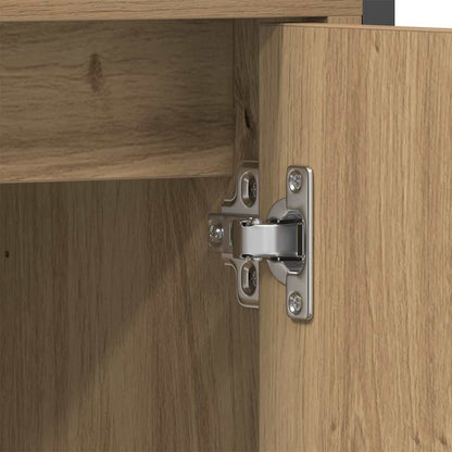Unità da Bagno con lo scaffale 3 pcs Marrone Legno multistrato