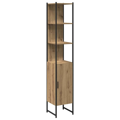 Unità da Bagno con lo scaffale 3 pcs Marrone Legno multistrato