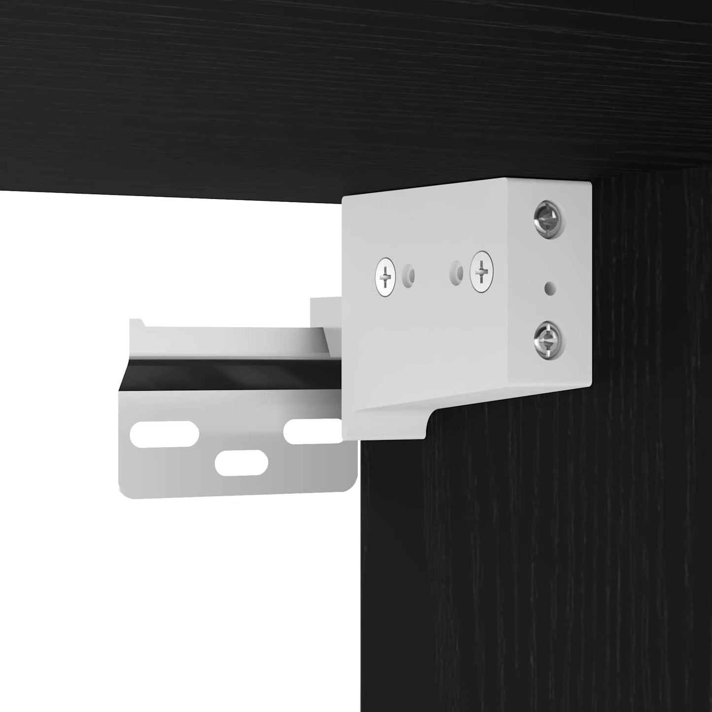Unità da Bagno con lo scaffale 3 pcs Nero Legno multistrato | homemem39