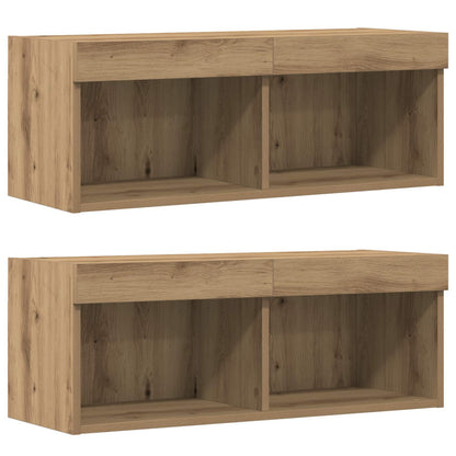 Set mobile TV 8 pcs rovere artigianale Legno multistrato