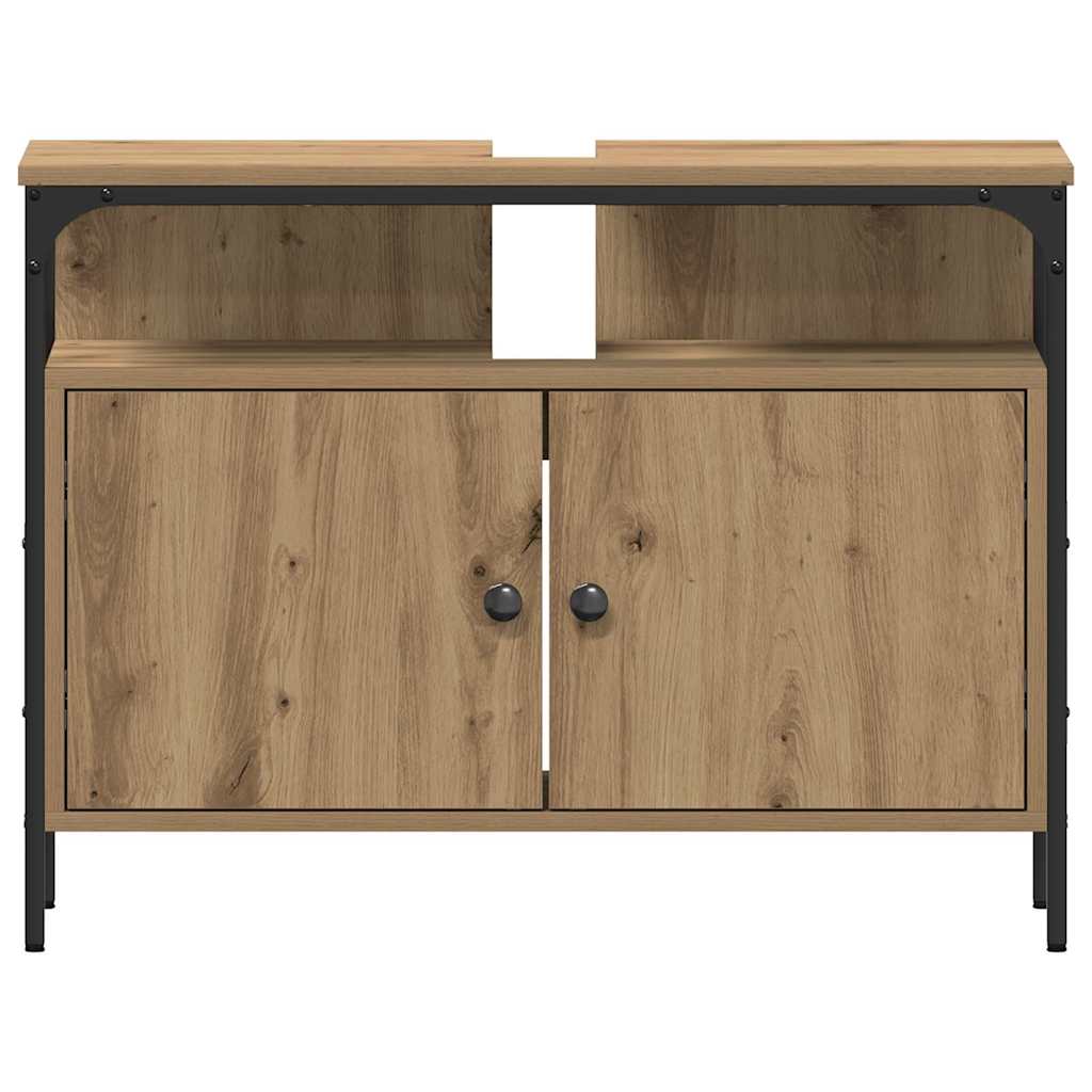Unità da Bagno con lo scaffale 3 pcs Marrone Legno multistrato | homemem39