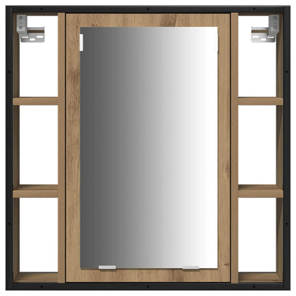 Unità da Bagno con lo scaffale 3 pcs Marrone Legno multistrato