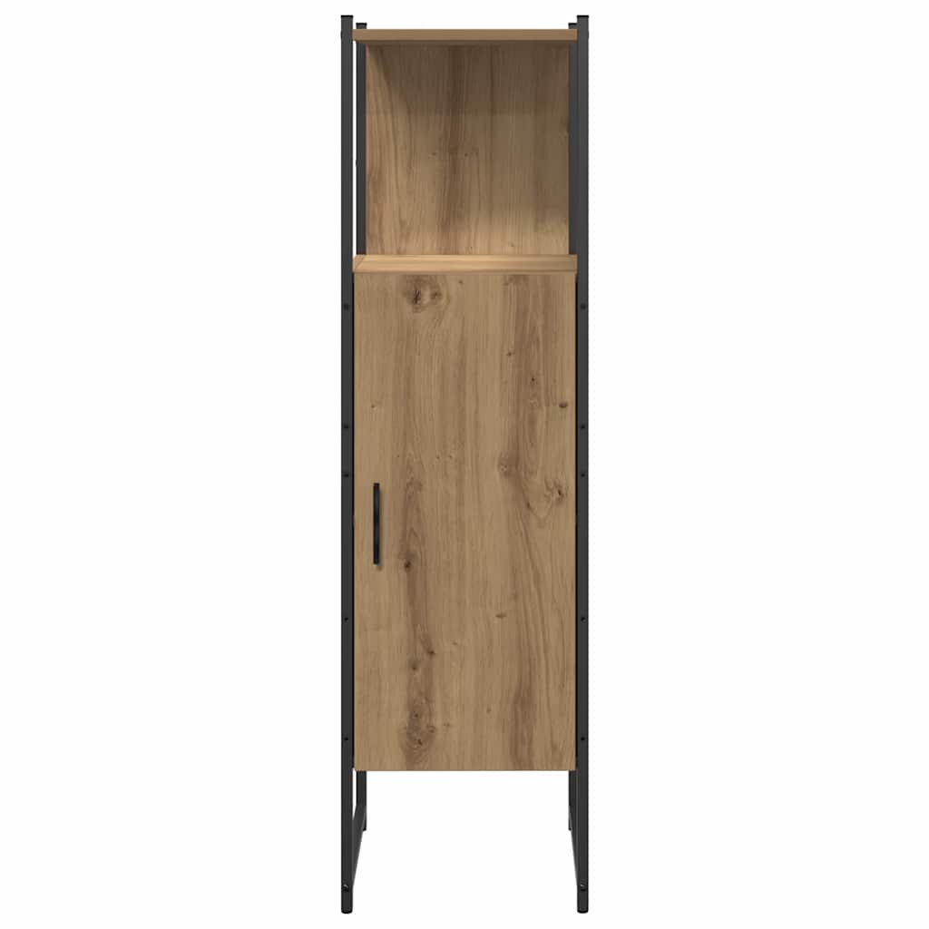 Set di mobili per il bagno 4 pz Marrone 33 x 33 x 185,5 cm | homemem39