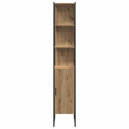 Set di mobili per il bagno 4 pz Marrone 33 x 33 x 185,5 cm | homemem39