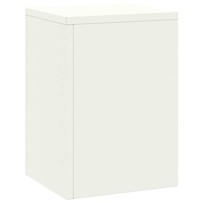 Supporto per piante 2 pcs Bianco 24 x 24 x 35 cm Acciaio