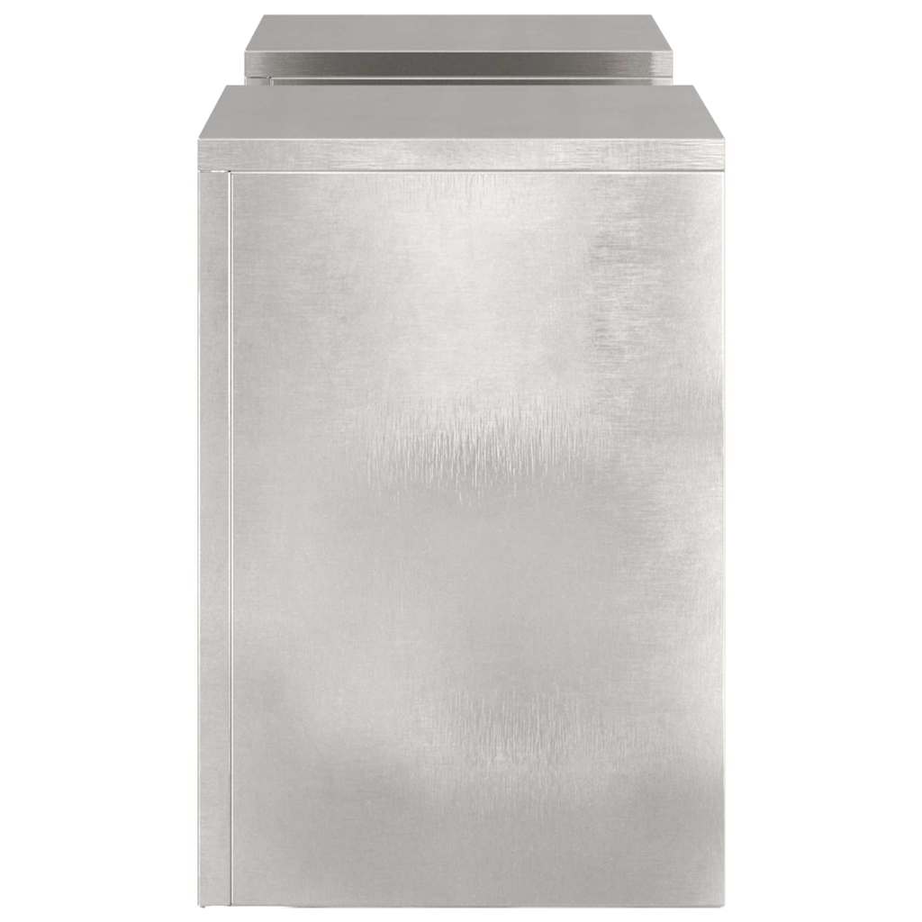 Supporto per piante 2 pcs Argento 24 x 24 x 35 cm