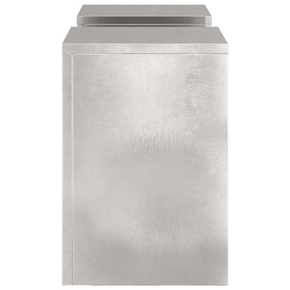 Supporto per piante 2 pcs Argento 24 x 24 x 35 cm