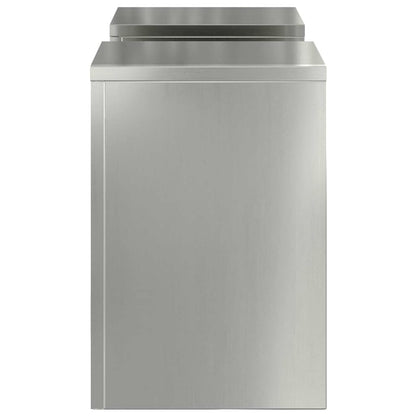 Supporto per piante 2 pcs Argento 24 x 24 x 35 cm