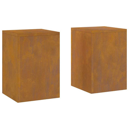 Supporto per piante 2 pcs Ruggine 24 x 24 x 35 cm