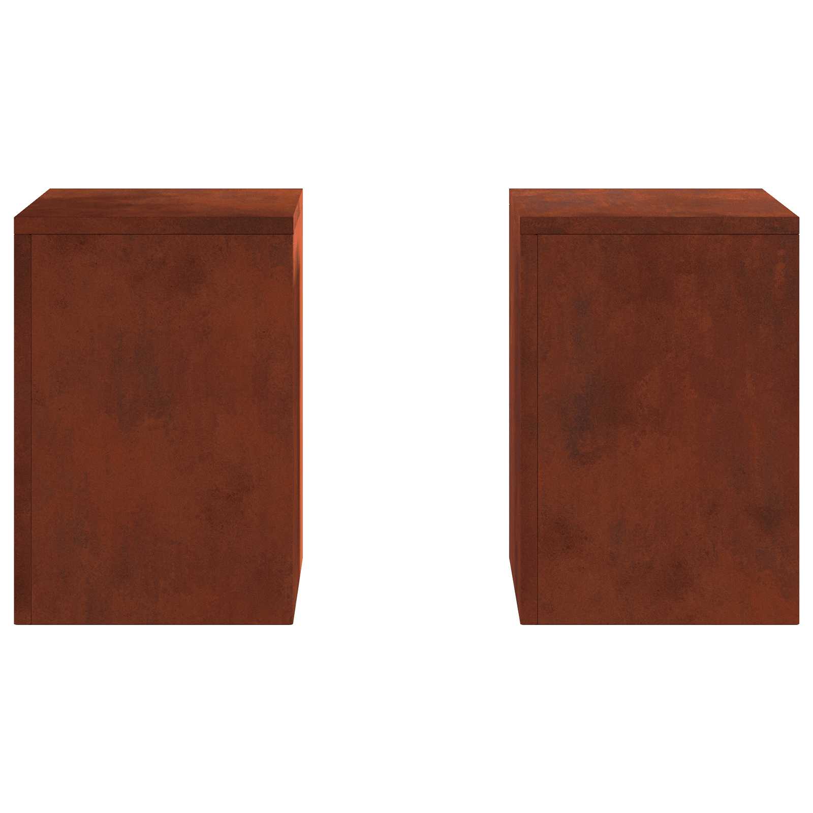 Supporto per piante 2 pcs Ruggine 24 x 24 x 35 cm | homemem39