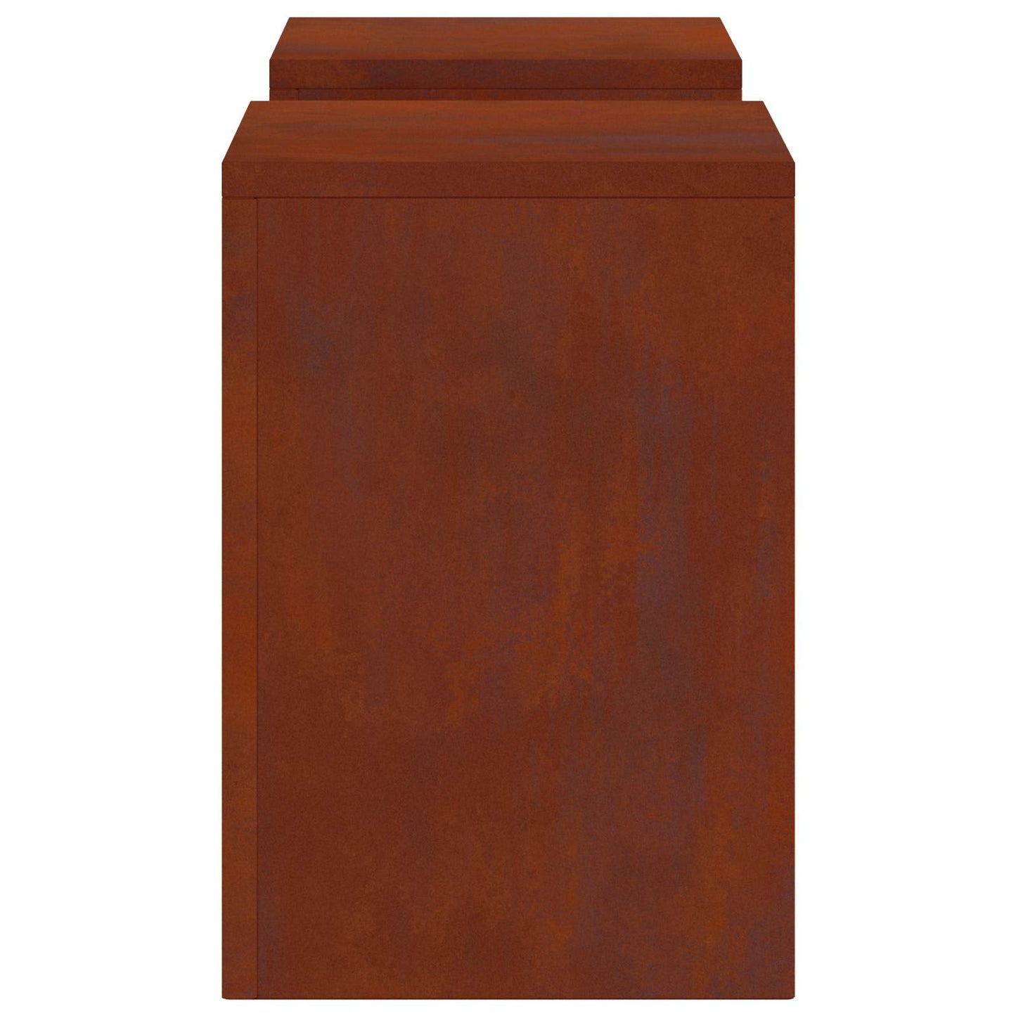 Supporto per piante 2 pcs Ruggine 24 x 24 x 35 cm | homemem39