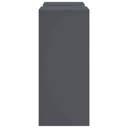 Supporto per piante 2 pcs Antracite 24 x 24 x 55 cm Acciaio