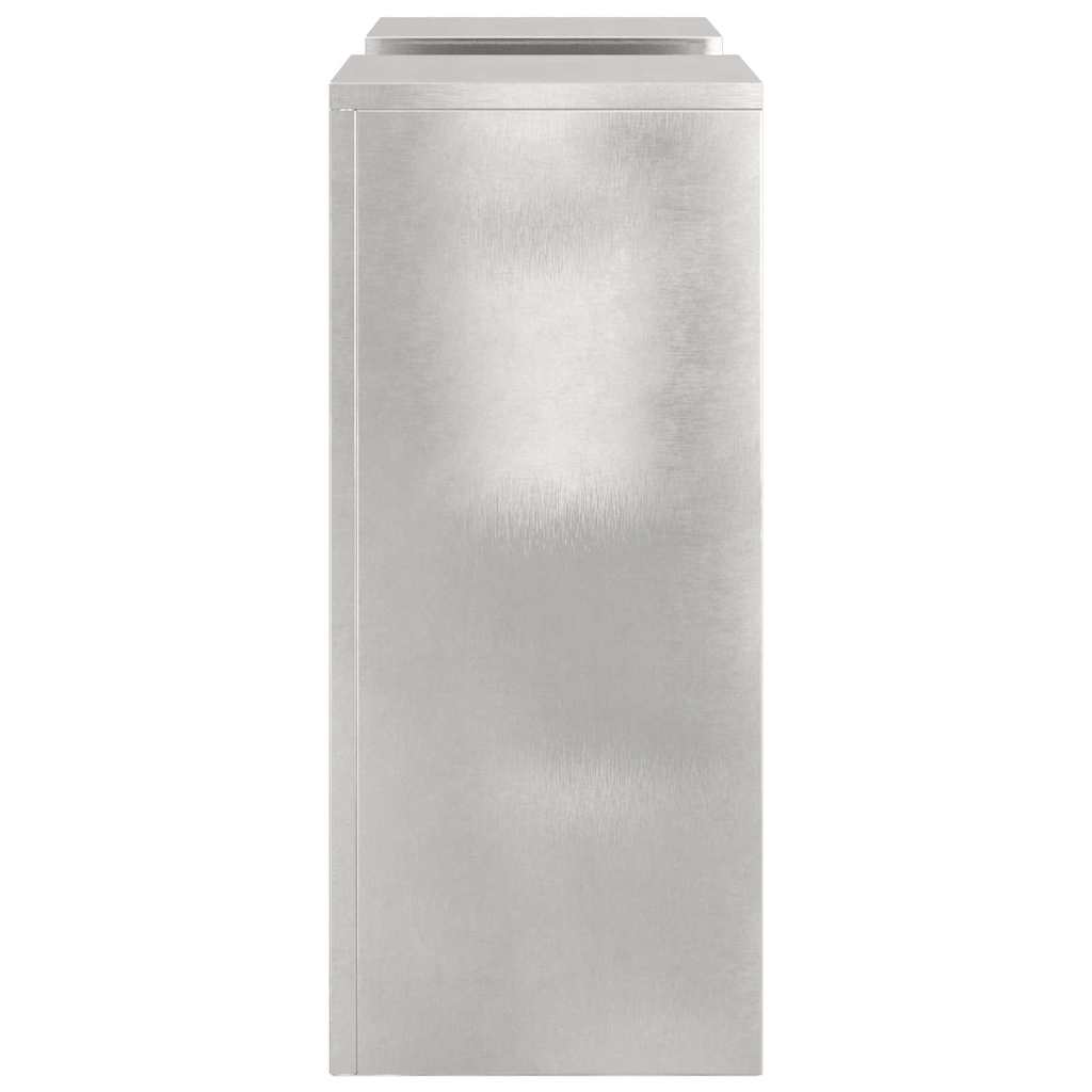 Supporto per piante 2 pcs Argento 24 x 24 x 55 cm