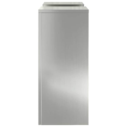 Supporto per piante 2 pcs Argento 24 x 24 x 55 cm