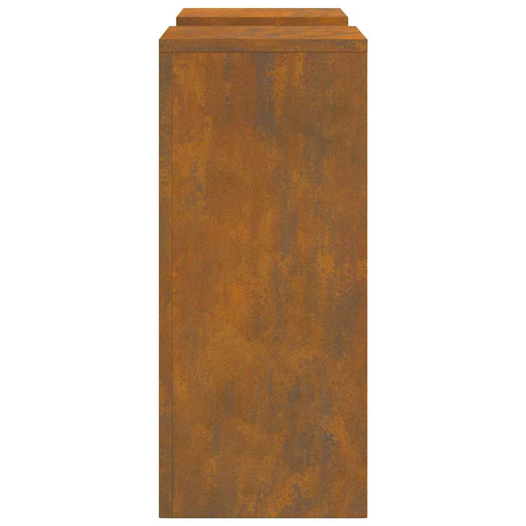 Supporto per piante 2 pcs Ruggine 24 x 24 x 55 cm