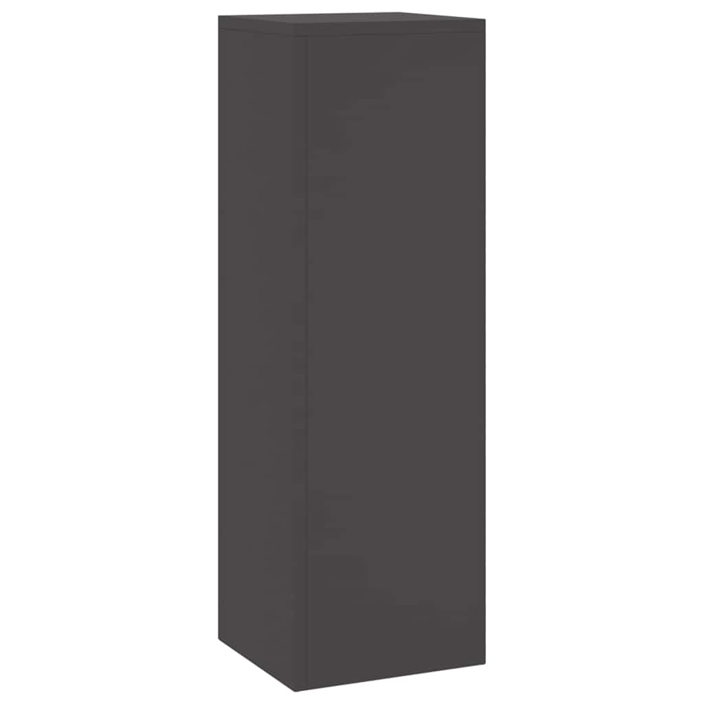 Supporto per piante 2 pcs Nero 24 x 24 x 75 cm Acciaio