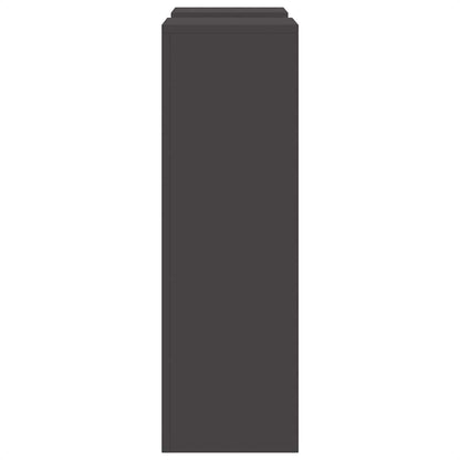 Supporto per piante 2 pcs Nero 24 x 24 x 75 cm Acciaio