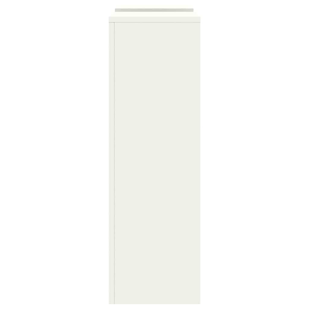 Supporto per piante 2 pcs Bianco 24 x 24 x 75 cm Acciaio | homemem39