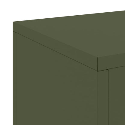 Supporto per piante 2 pcs Oliver verde 24 x 24 x 75 cm Acciaio