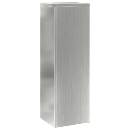 Supporto per piante 2 pcs Argento 24 x 24 x 75 cm